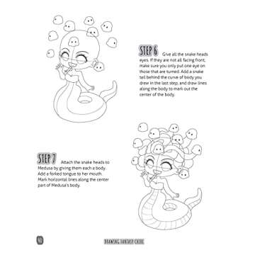 Drawing Fantasy Chibi: Learn How to Draw Kawaii Unicorns, Mermaids, Dragons, and Other Mythical, Magical Creatures! (How to Draw Books)