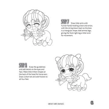 Drawing Fantasy Chibi: Learn How to Draw Kawaii Unicorns, Mermaids, Dragons, and Other Mythical, Magical Creatures! (How to Draw Books)