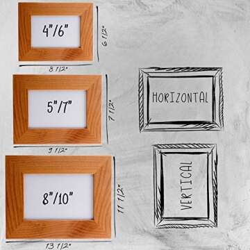 Wedding Picture Frame, Personalized Picture Frame | 4x6 | Flourish Personalized Romantic, Wedding Photo Frame, Engagement, Valentine's Day, Wedding Gifts for Couple, Husband, Wife D#2