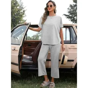 ANRABESS Women's Summer 2 Piece Outfits for Stylish Comfort