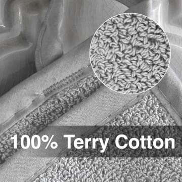 Ritz Terry Pocket Mitt & Hot Pad: Unparalleled Heat Resistant, Durable 100% Cotton – Ergonomically Designed for Optimal Grip – Easy-Care Machine Washable, Perfect for Your Kitchen – Titanium, 2-Pk