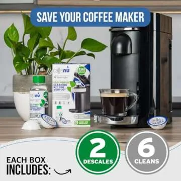 Nespresso Vertuo Descaling Kit with Cleaner Pods for Fresh Coffee