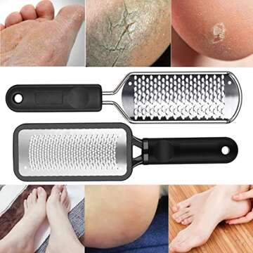 Stainless Steel Foot File - Professional Pedicure Tool