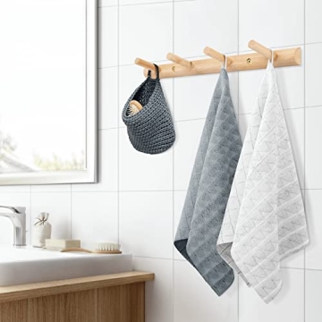 Homode Bamboo Coat Hooks - Stylish Eco-Friendly Storage Solutions