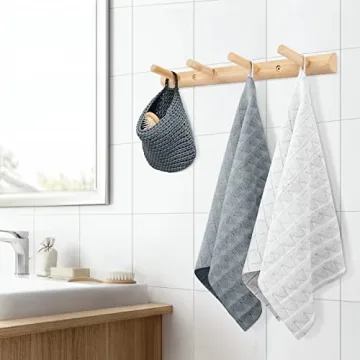 Homode Bamboo Coat Hooks - Stylish Eco-Friendly Storage Solutions