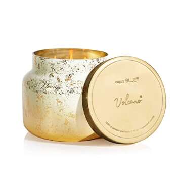 Capri Blue Glimmer Jar Candles - Luxury Holiday Scented Candles for Home - Long Lasting Soy Wax Blen...