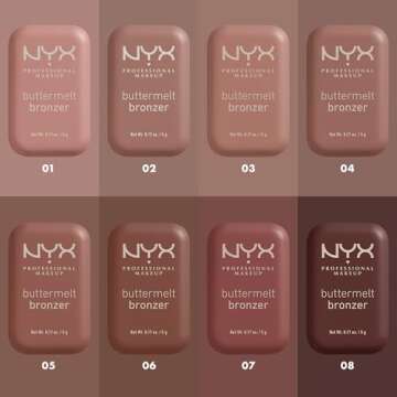 NYX PROFESSIONAL MAKEUP Matte Buttermelt Bronzer, Longwear Face Makeup with Up to 12 Hours of Wear, Vegan Formula - Deserve Butta