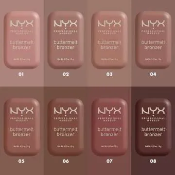 NYX PROFESSIONAL MAKEUP Matte Buttermelt Bronzer, Longwear Face Makeup with Up to 12 Hours of Wear, Vegan Formula - Deserve Butta
