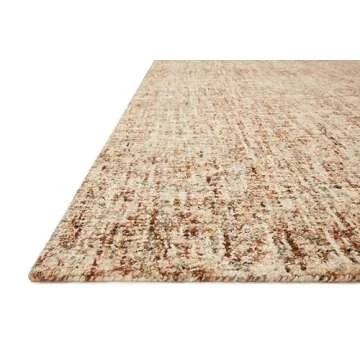 Loloi Harlow Rust/Charcoal Area Rug - Stylish & Durable