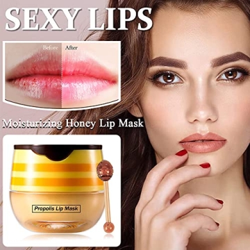 2PCS Honey & Strawberry Lip Balm for Hydrated Lips