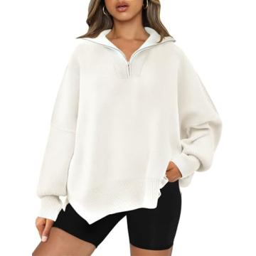 LILLUSORY Oversized Women's Sweater for Stylish Fall Fashion