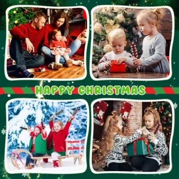 Christmas Hand Jingle Bells with Wooden Handle