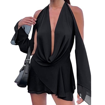 Stunning Y2k Backless Sundress for Summer Elegance