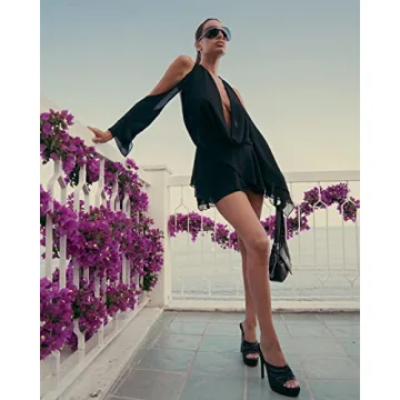 Stunning Y2k Backless Sundress for Summer Elegance