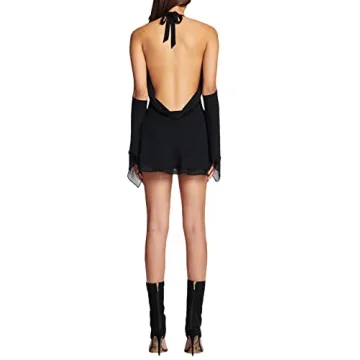 Stunning Y2k Backless Sundress for Summer Elegance