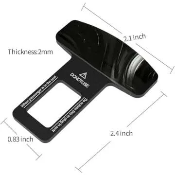 noxozoqm 4Pack Car Seat Clips Pads for Comfortable Family Journeys