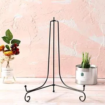 Tatuo 2 Pack Iron Display Stand for Photo & Plate Display