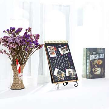 Tatuo 2 Pack Iron Display Stand for Photo & Plate Display