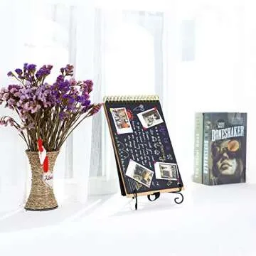 Tatuo 2 Pack Iron Display Stand for Photo & Plate Display