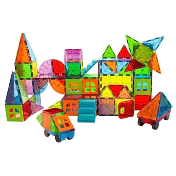 MAGNA-TILES Metropolis 110-Piece Magnetic Set for Kids