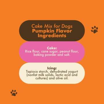 Wheat-Free Puppy Cake Mix & Frosting - Perfect for Dogs!