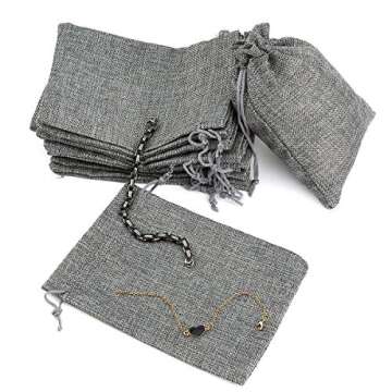 Burlap Gift Bags with Drawstring for Stylish Gifting