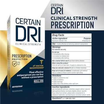 Certain Dri Clinical Antiperspirant for Ultimate Sweat Control