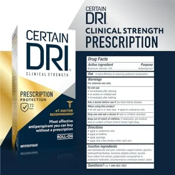 Certain Dri Clinical Antiperspirant for Ultimate Sweat Control