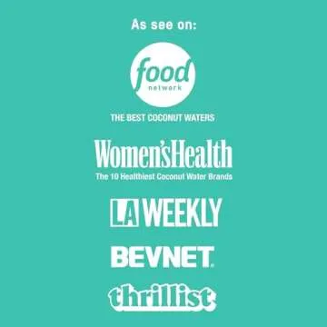 Once Upon a Coconut Pure Coconut Water - Low Calorie All-Natural Drink with Electrolytes - No Added ...