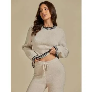 Luvamia Women's Fuzzy Lounge Sets for Cozy Comfort