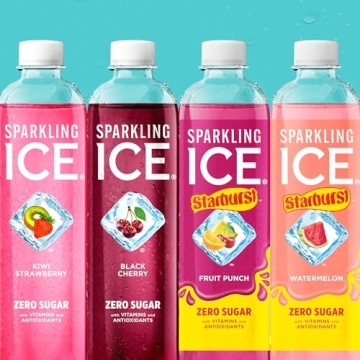 Sparkling Ice STARBURST Red Variety Pack, Sugar-Free Beverage