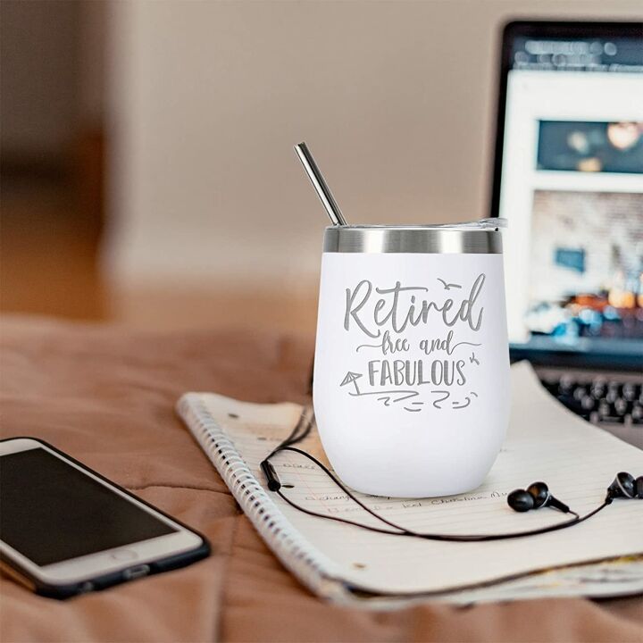 Retirement Wine Tumbler Gift for Women 2023