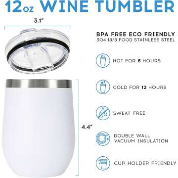 Retirement Wine Tumbler Gift for Women 2023