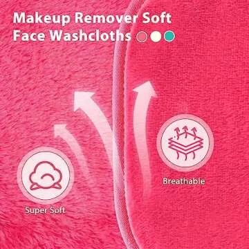 NATWAG Reusable Makeup Remover Cloths for Sensitive Skin