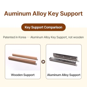 CUEL Kalimba Thumb Piano for Everyone - 17 Keys, Gift Ready