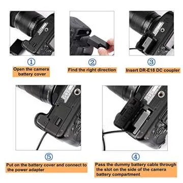 Kimaru DC Coupler Kit for Canon Cameras - Continuous Power