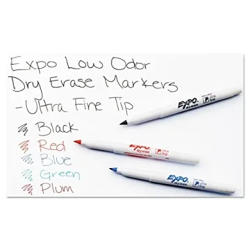 EXPO Low-Odor Ultra Fine Tip Dry-Erase Markers 4-Pack