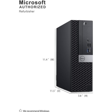 Dell OptiPlex 7050 SFF Desktop with 24in FHD Monitor
