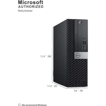 Dell OptiPlex 7050 SFF Desktop with 24in FHD Monitor