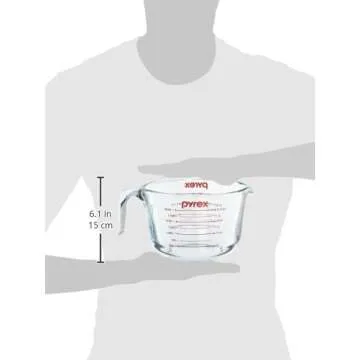 Pyrex 2-Quart Measuring Cup with Red Graphics