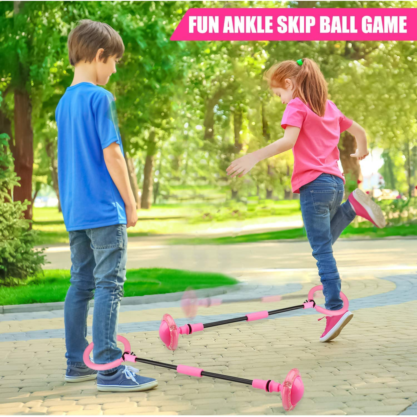 Chridark Ankle Skip Ball - Fun Outdoor Game