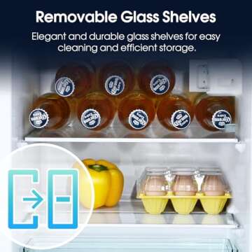 Anypro 3.2 Cu.Ft Compact Fridge with Freezer