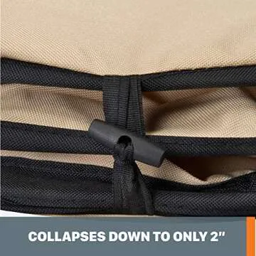 Worx 26-Gallon Collapsible Yard Waste Bag for Easy Cleanup