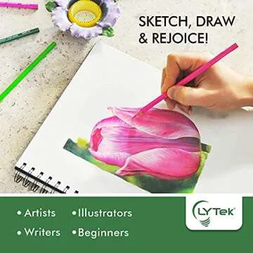 LYTek 9x12 Sketch Books - Durable & Perfect for Artists