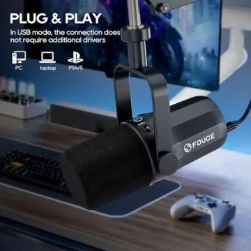 FDUCE SL40 Dynamic Microphone for Podcasts and Gaming