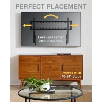 SANUS Low Profile TV Wall Mount for 40-80 Inch TVs