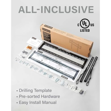 SANUS Low Profile TV Wall Mount for 40-80 Inch TVs