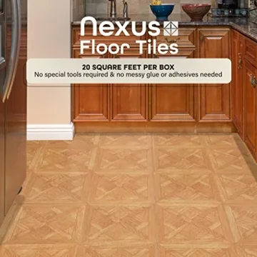 Nexus Peel & Stick Vinyl Floor Tiles - Easy DIY Flooring