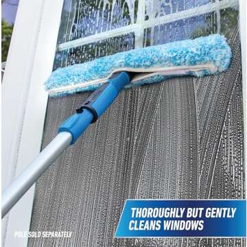 Unger Professional Total Pro Kit; Window Cleaning Kit; All-in One Window Washing Kit; Squeegee, Wind...