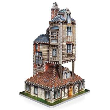 Wrebbit 3D - Harry Potter The Burrow Weasley Family Home 3D Jigsaw Puzzle - 415Piece (W3D-1011) 168 ...